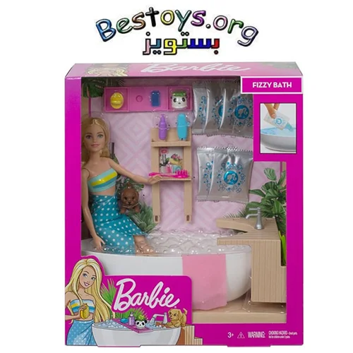عروسک متل مدل Fizzy Bath Doll and Play Set