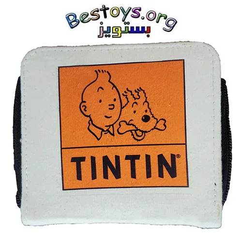 کیف پول زیپ دار مدل Tintin