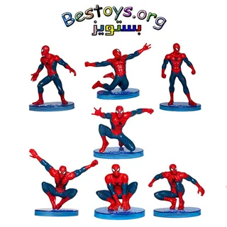 فیگور مدل Spiderman بسته 7 عددی