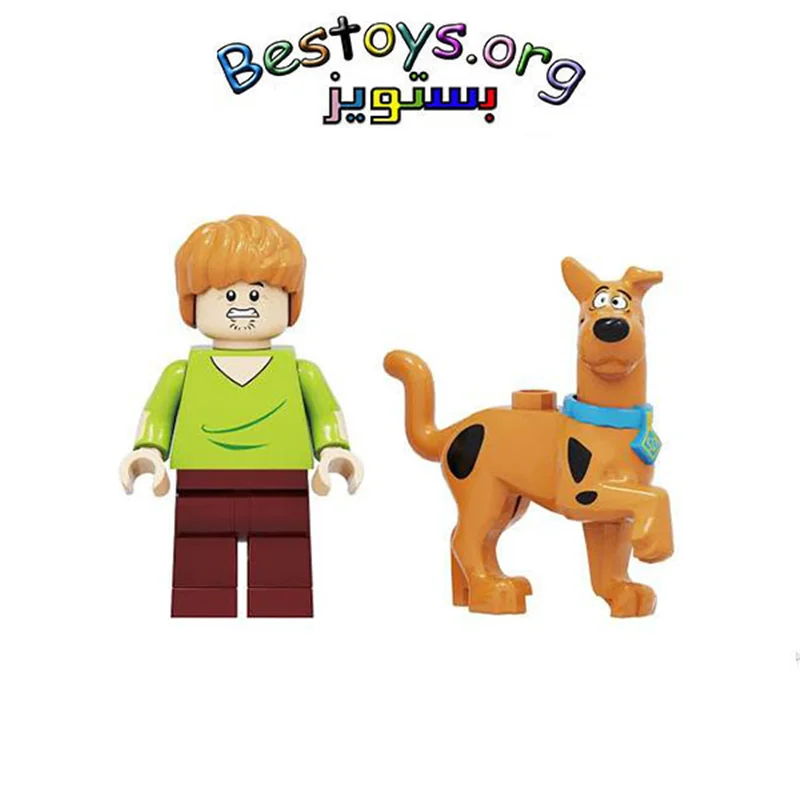 ساختنی آدمک فله مدل Scooby Doo And Shaggy بسته دو عددی