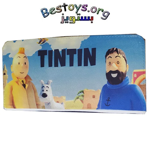 کیف پول زیپ دار سایز بزرگ مدل Tintin کد 2