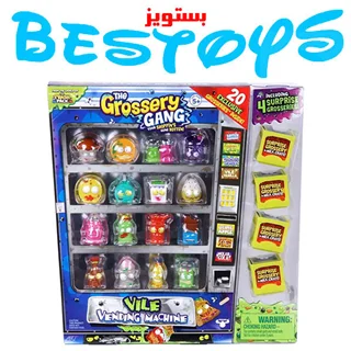 اسباب بازی شانسی مدل Grossery سری Vile Vending Machine بسته بیست عددی