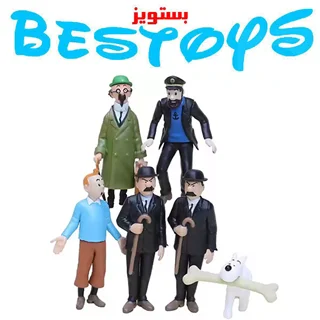 فیگور تن تن مدل Tintin بسته شش عددی کد 4
