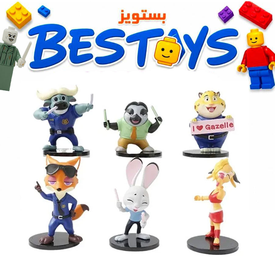 فیگور فله مدل زوتوپیا بسته شش عددی